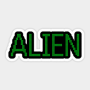 Alien Sticker